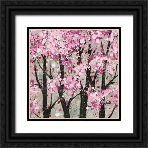 Spring Theme Black Ornate Wood Framed Art Print with Double Matting by Alves, Helena