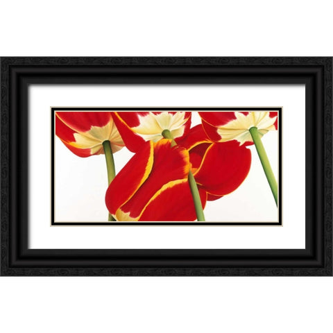 Dutch II Black Ornate Wood Framed Art Print with Double Matting by Poelstra-Holzhaus, Yvonne