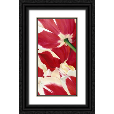 Flower dream Black Ornate Wood Framed Art Print with Double Matting by Poelstra-Holzhaus, Yvonne