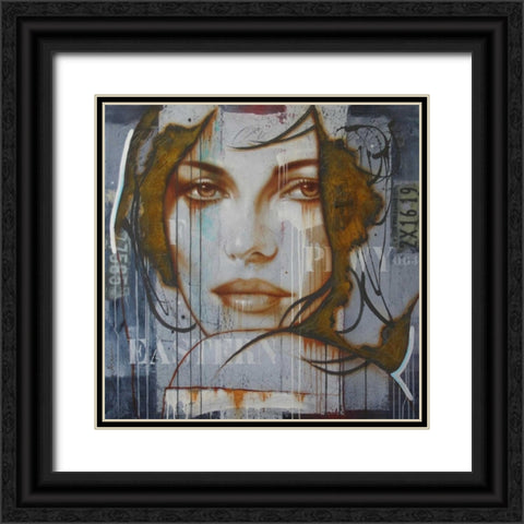 Easton Parkway Black Ornate Wood Framed Art Print with Double Matting by Jochem, Hans