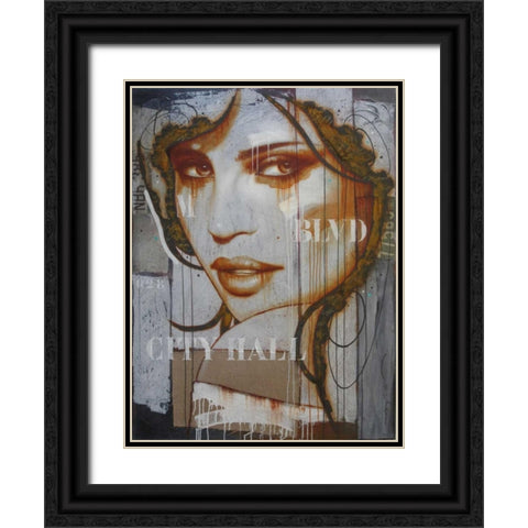 Crossing city Hall Black Ornate Wood Framed Art Print with Double Matting by Jochem, Hans