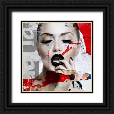 Absolutely beautiful I Black Ornate Wood Framed Art Print with Double Matting by Bakker, Jochem