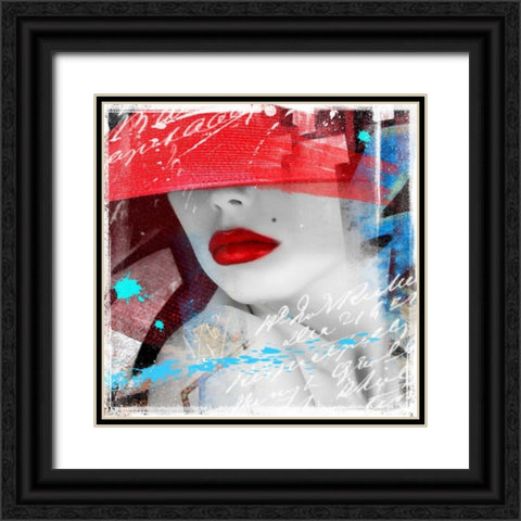 Glamorous IIII Black Ornate Wood Framed Art Print with Double Matting by Bakker, Jochem