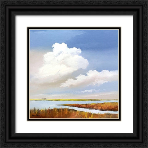 To the lake II Black Ornate Wood Framed Art Print with Double Matting by Paus, Hans