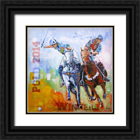 Winners Black Ornate Wood Framed Art Print with Double Matting by Luc