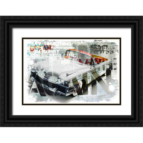 Driving home I Black Ornate Wood Framed Art Print with Double Matting by Baker, Micha