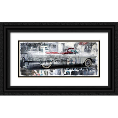 Driving home II Black Ornate Wood Framed Art Print with Double Matting by Baker, Micha