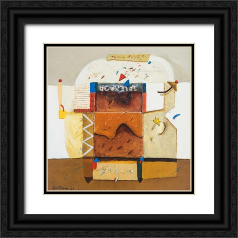 Gate to Paradise I Black Ornate Wood Framed Art Print with Double Matting by den Boon, Theo