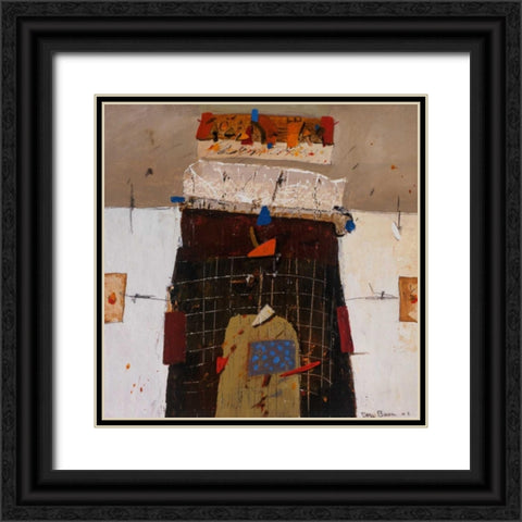 Gate to Paradise III Black Ornate Wood Framed Art Print with Double Matting by den Boon, Theo