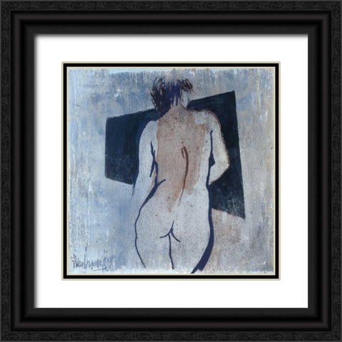 Studies from the nude III Black Ornate Wood Framed Art Print with Double Matting by Vriesendorp, Heleen