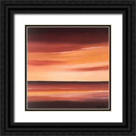 Splendid II Black Ornate Wood Framed Art Print with Double Matting by Paus, Hans