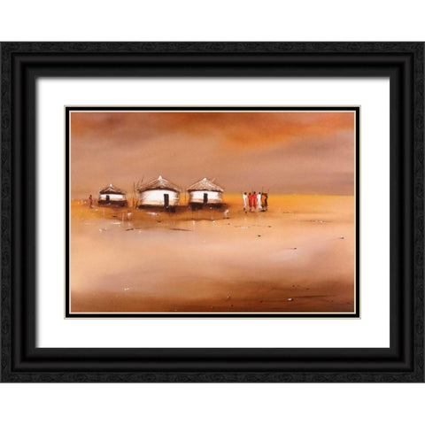 on the waterfront IV Black Ornate Wood Framed Art Print with Double Matting by Jan, Eelse Noordhuis