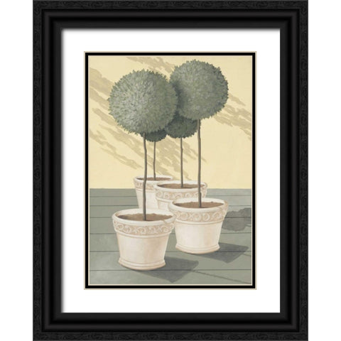 Buxus Black Ornate Wood Framed Art Print with Double Matting by Heigl, Franz