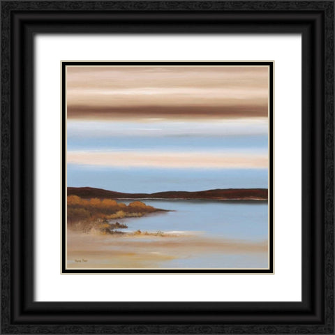 Luminous I Black Ornate Wood Framed Art Print with Double Matting by Paus, Hans