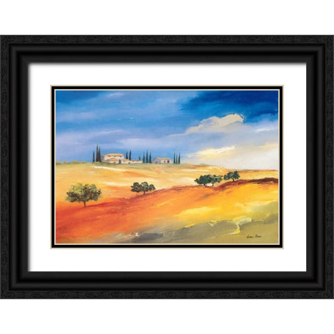 Somewhere in the south Black Ornate Wood Framed Art Print with Double Matting by Paus, Hans