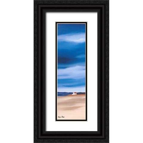 Blue sky I Black Ornate Wood Framed Art Print with Double Matting by Paus, Hans