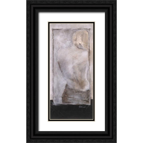 Private I Black Ornate Wood Framed Art Print with Double Matting by Emanuel, Beate