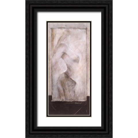 Private II Black Ornate Wood Framed Art Print with Double Matting by Emanuel, Beate