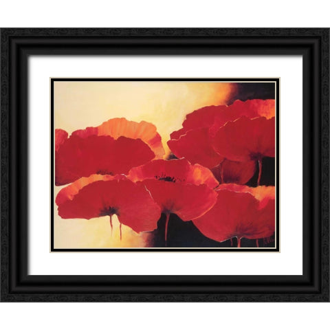 Absolute beautiful II Black Ornate Wood Framed Art Print with Double Matting by Roseboom, Jettie