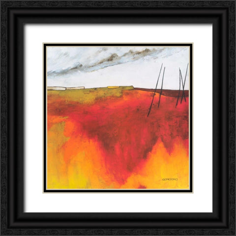 Fascinating Landscape V Black Ornate Wood Framed Art Print with Double Matting by Cordaro, Emiliano