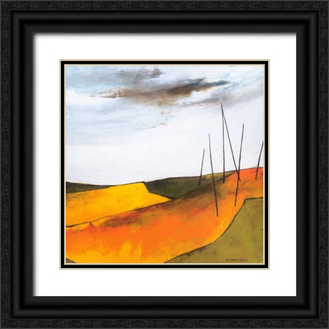 Fascinating landscape VI Black Ornate Wood Framed Art Print with Double Matting by Cordaro, Emiliana