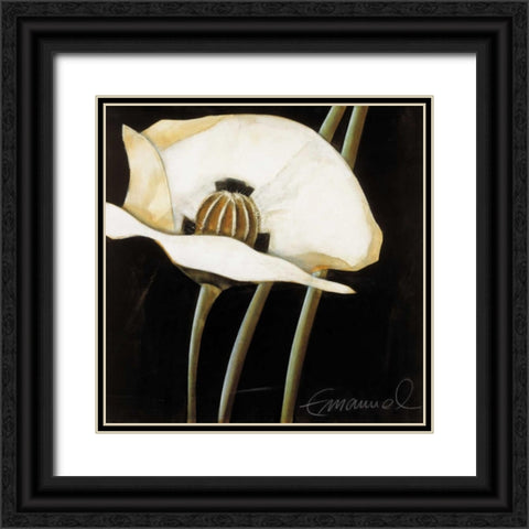 Excellent II Black Ornate Wood Framed Art Print with Double Matting by Emanuel, Beate