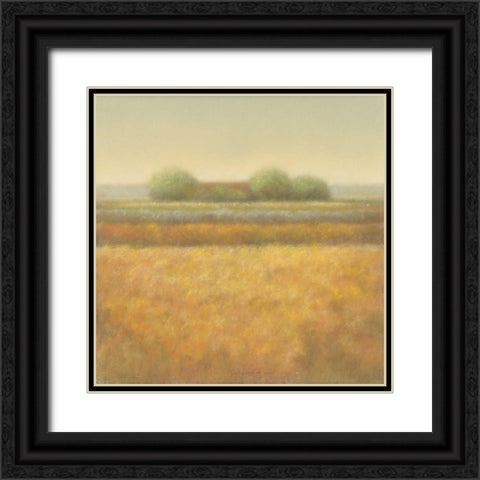 Grey group of trees Black Ornate Wood Framed Art Print with Double Matting by Dolieslager, Hans