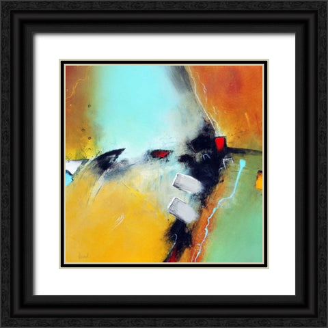 Inside Power Black Ornate Wood Framed Art Print with Double Matting by Hansl, Alfred