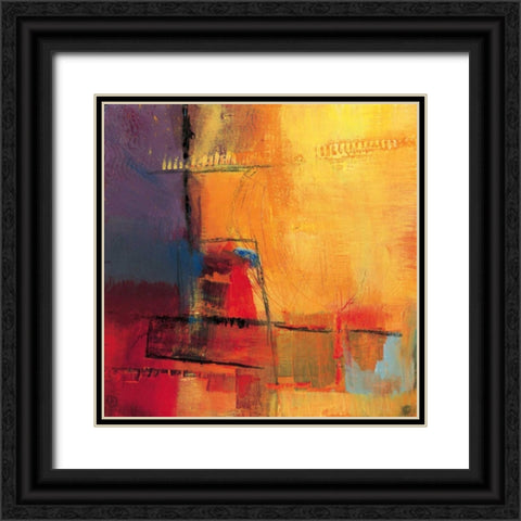 Abstract Day Black Ornate Wood Framed Art Print with Double Matting by Danckaert, Bea