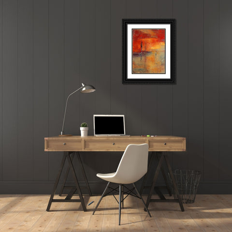 In the distance Black Ornate Wood Framed Art Print with Double Matting by Danckaert, Bea