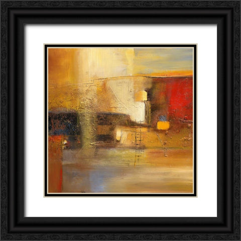 Sunbeam to Earth Black Ornate Wood Framed Art Print with Double Matting by Danckaert, Bea