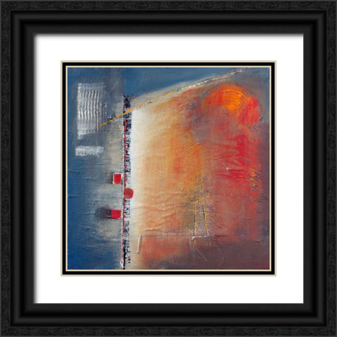 Silent Glow Black Ornate Wood Framed Art Print with Double Matting by Danckaert, Bea
