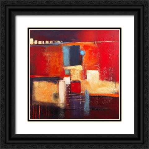 Colorful memories Black Ornate Wood Framed Art Print with Double Matting by Danckaert, Bea