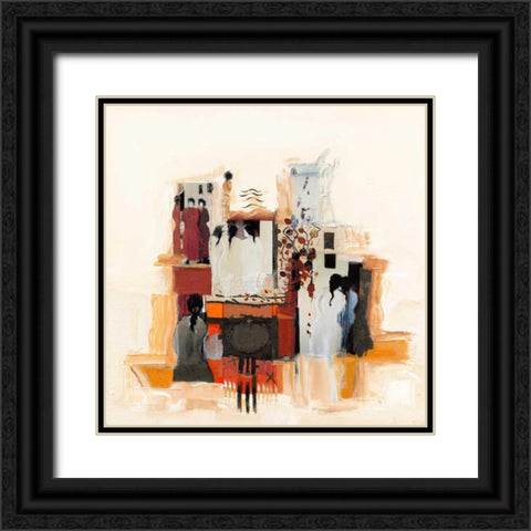 Nachmittag in Sondrio II Black Ornate Wood Framed Art Print with Double Matting by Bonciani, Celina