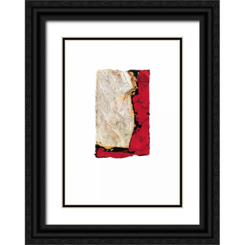 African Memory I Black Ornate Wood Framed Art Print with Double Matting by Heinrich, Christian