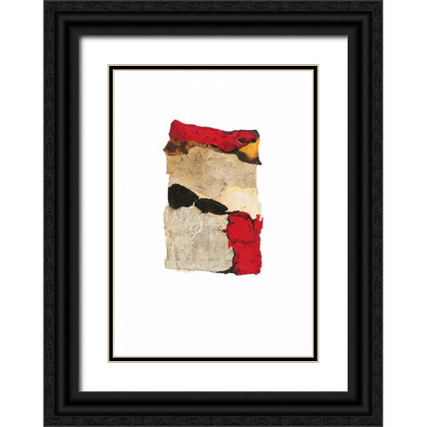 African Memory III Black Ornate Wood Framed Art Print with Double Matting by Heinrich, Christian