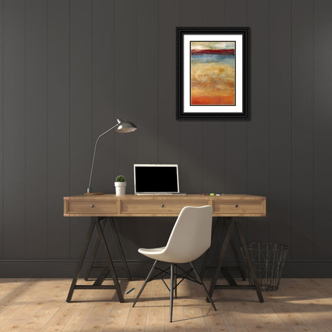 Abendlicht Black Ornate Wood Framed Art Print with Double Matting by Ohland, Christa