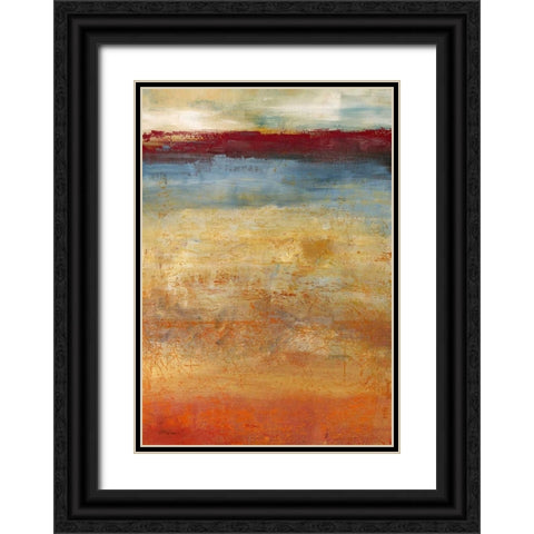Abendlicht Black Ornate Wood Framed Art Print with Double Matting by Ohland, Christa