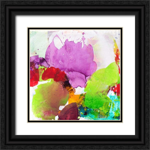 Violet Grace Black Ornate Wood Framed Art Print with Double Matting by Ruttkau,El