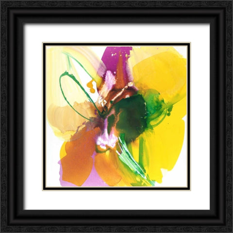 Exciting Black Ornate Wood Framed Art Print with Double Matting by Ruttkau, El