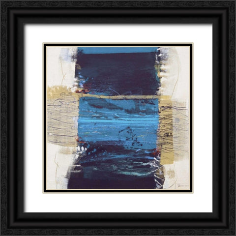 Acqua II Black Ornate Wood Framed Art Print with Double Matting by Cusumano, Francesco