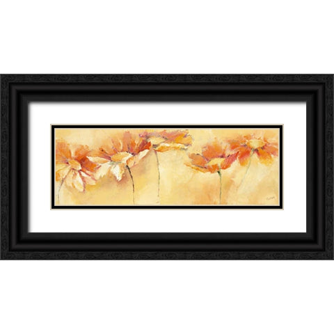 Feldblumenparade Black Ornate Wood Framed Art Print with Double Matting by Filatov, Elena