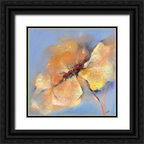 Bright Anemone I Black Ornate Wood Framed Art Print with Double Matting by Filatov, Elena