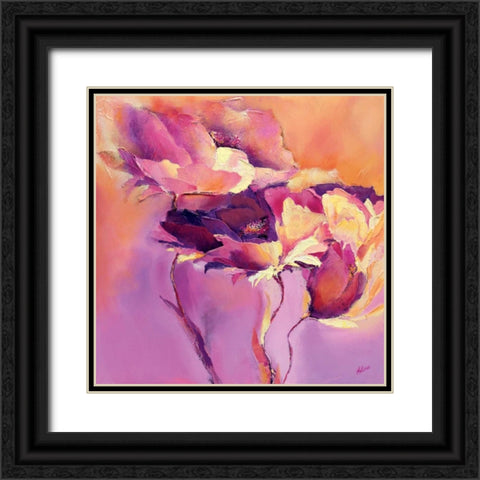 Candy Mohn II Black Ornate Wood Framed Art Print with Double Matting by Filatov, Elena