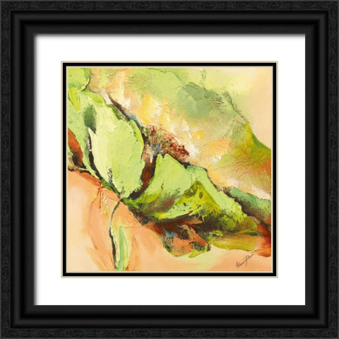 Mint Spring II Black Ornate Wood Framed Art Print with Double Matting by Filatov, Elena