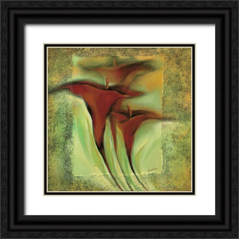 Romance I Black Ornate Wood Framed Art Print with Double Matting by Filatov, Elena