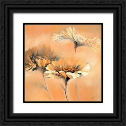 Apricot Summer II Black Ornate Wood Framed Art Print with Double Matting by Filatov, Elena