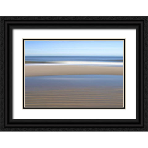 Strand Black Ornate Wood Framed Art Print with Double Matting by Rossmeissl, Gerhard