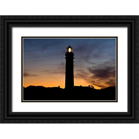 Horizont and Licht I Black Ornate Wood Framed Art Print with Double Matting by Rossmeissl, Gerhard