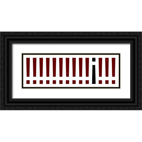 The Signs Panorama II Black Ornate Wood Framed Art Print with Double Matting by Rossmeissl, Gerhard